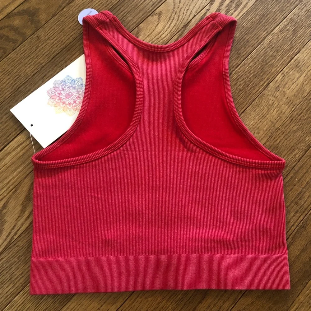 Bella Movement Beyond the Gym Slimming Fit Crop Top Size Large - Picture 5 of 6